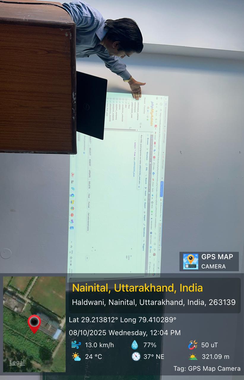 Workshop on DBMS & RDBMS