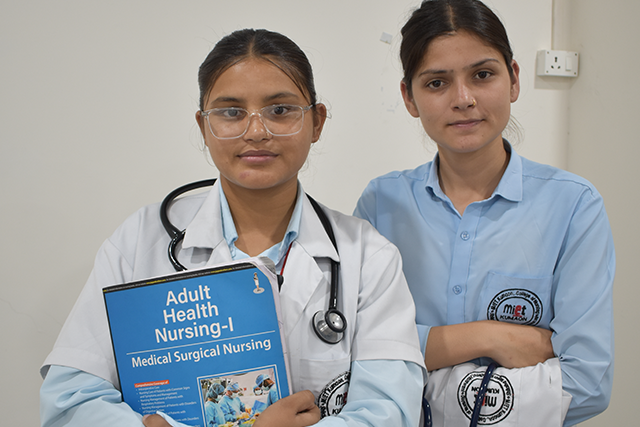 Nursing Student caring for patient