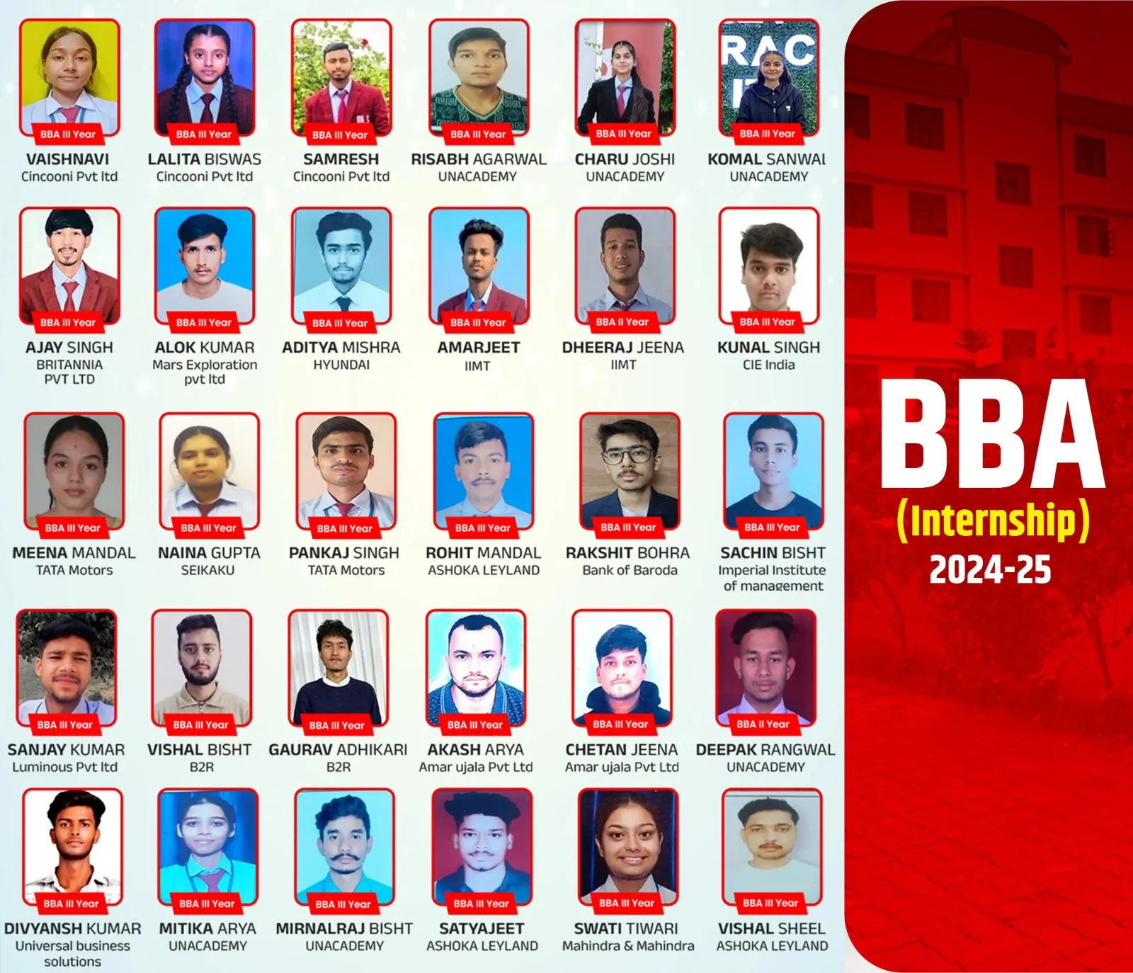 BBA Internship