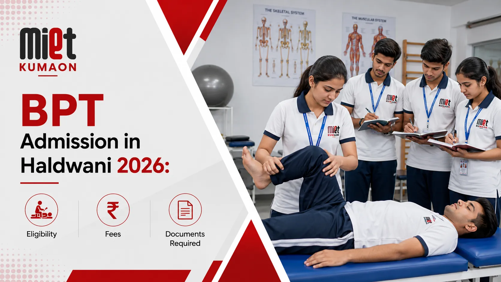 BPT  Admission in Haldwani 2026