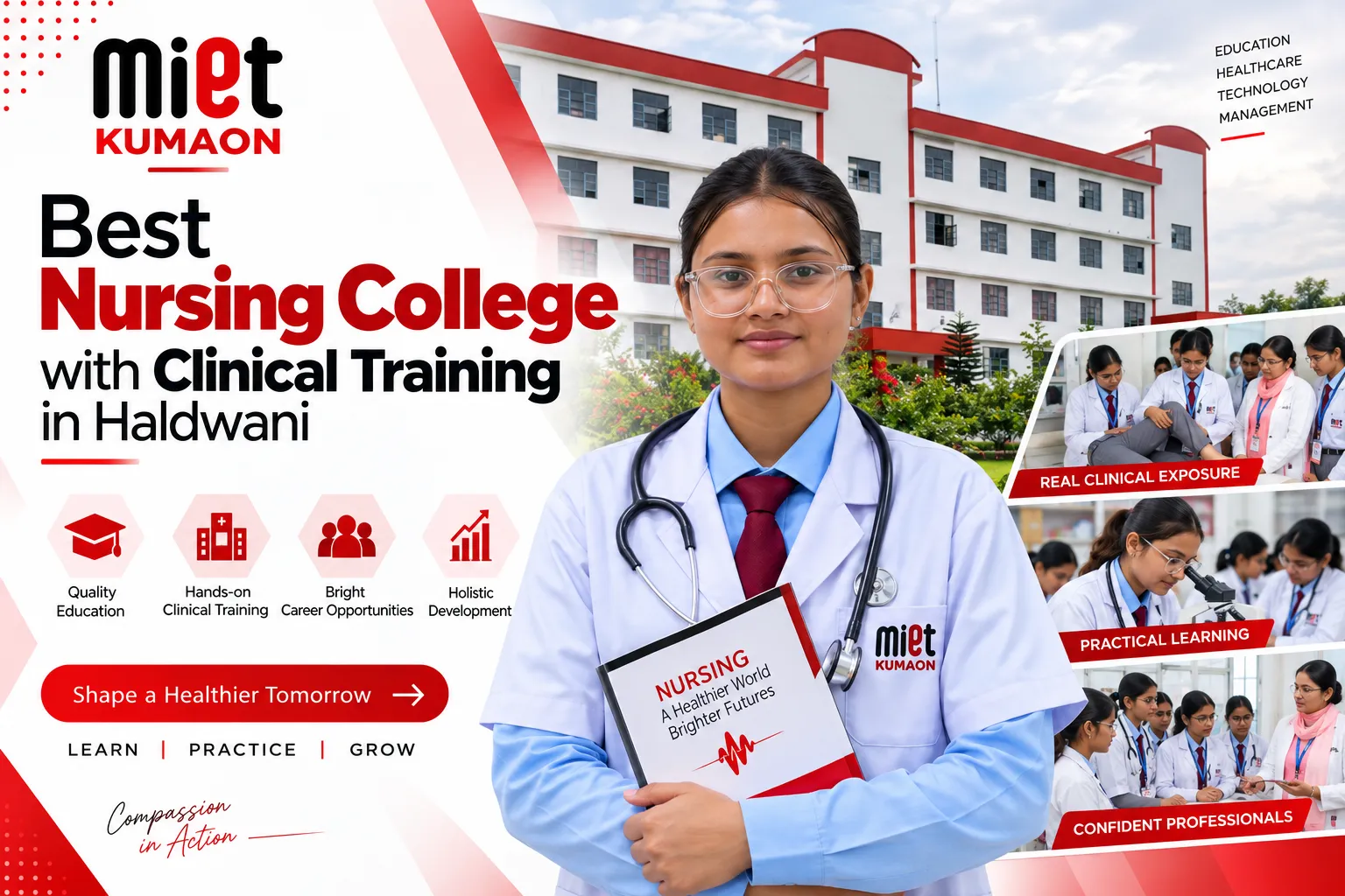 Best Nursing College with Clinical Training in Haldwani
