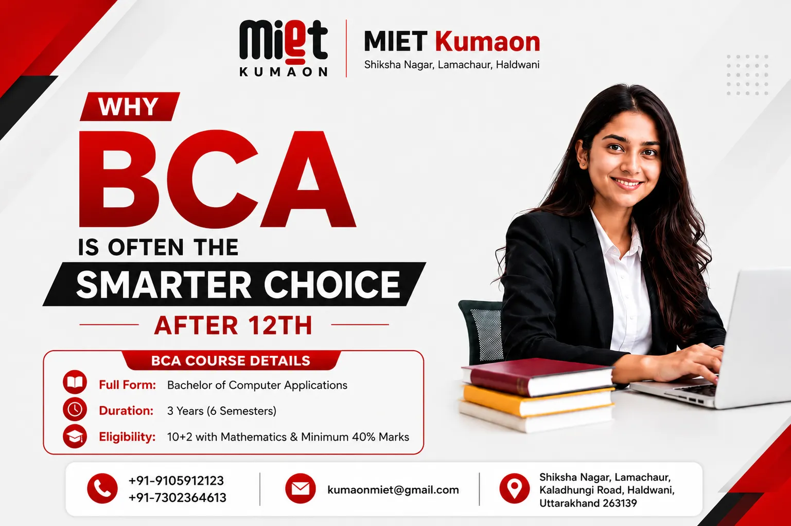 Why BCA is often the smarter choice after 12th at MIET Kumaon