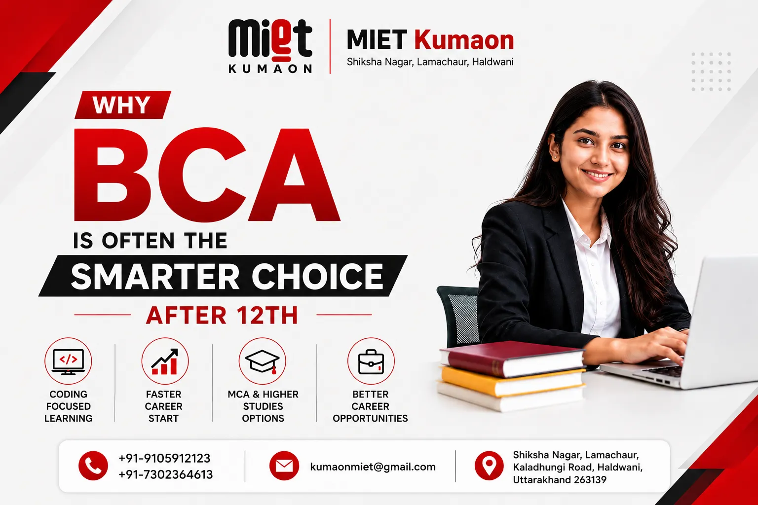 Why BCA is often the smarter choice after 12th at MIET Kumaon