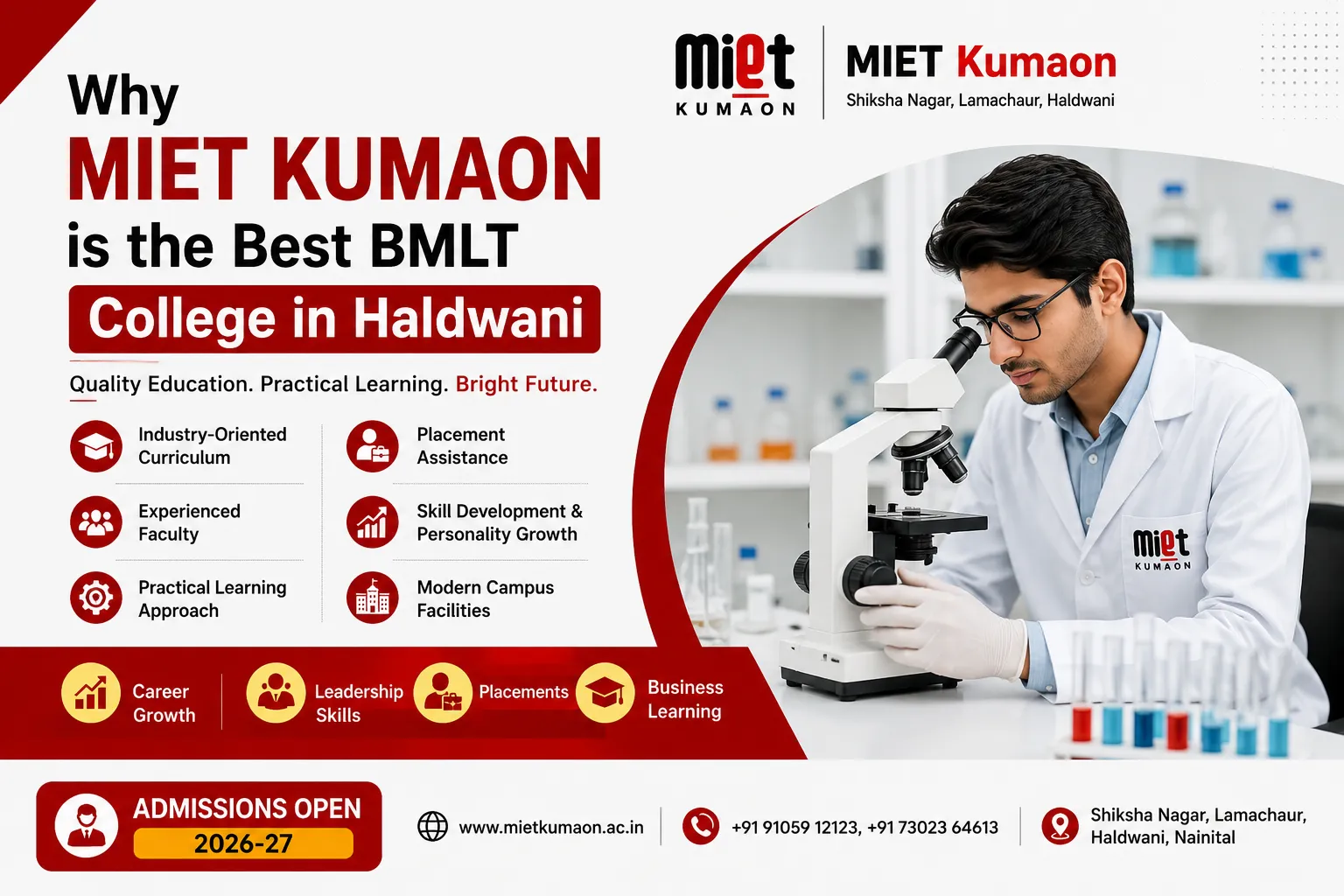 BMLT Course in Haldwani at MIET Kumaon